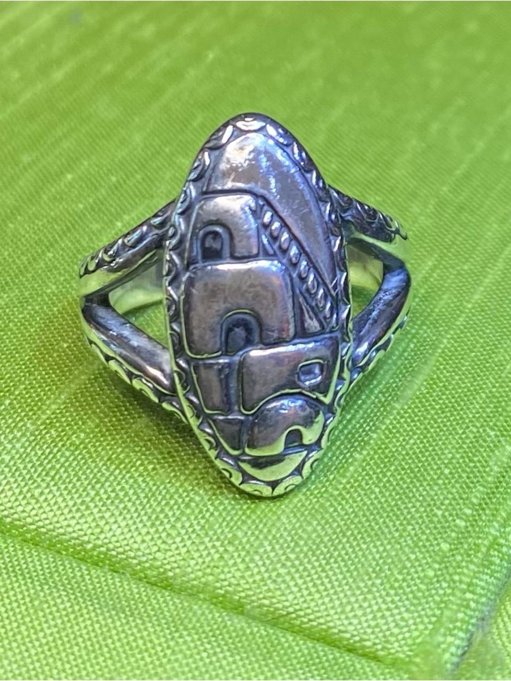 Vintage Designer Carolyn Pollack Relios sterling silver ring Size 6